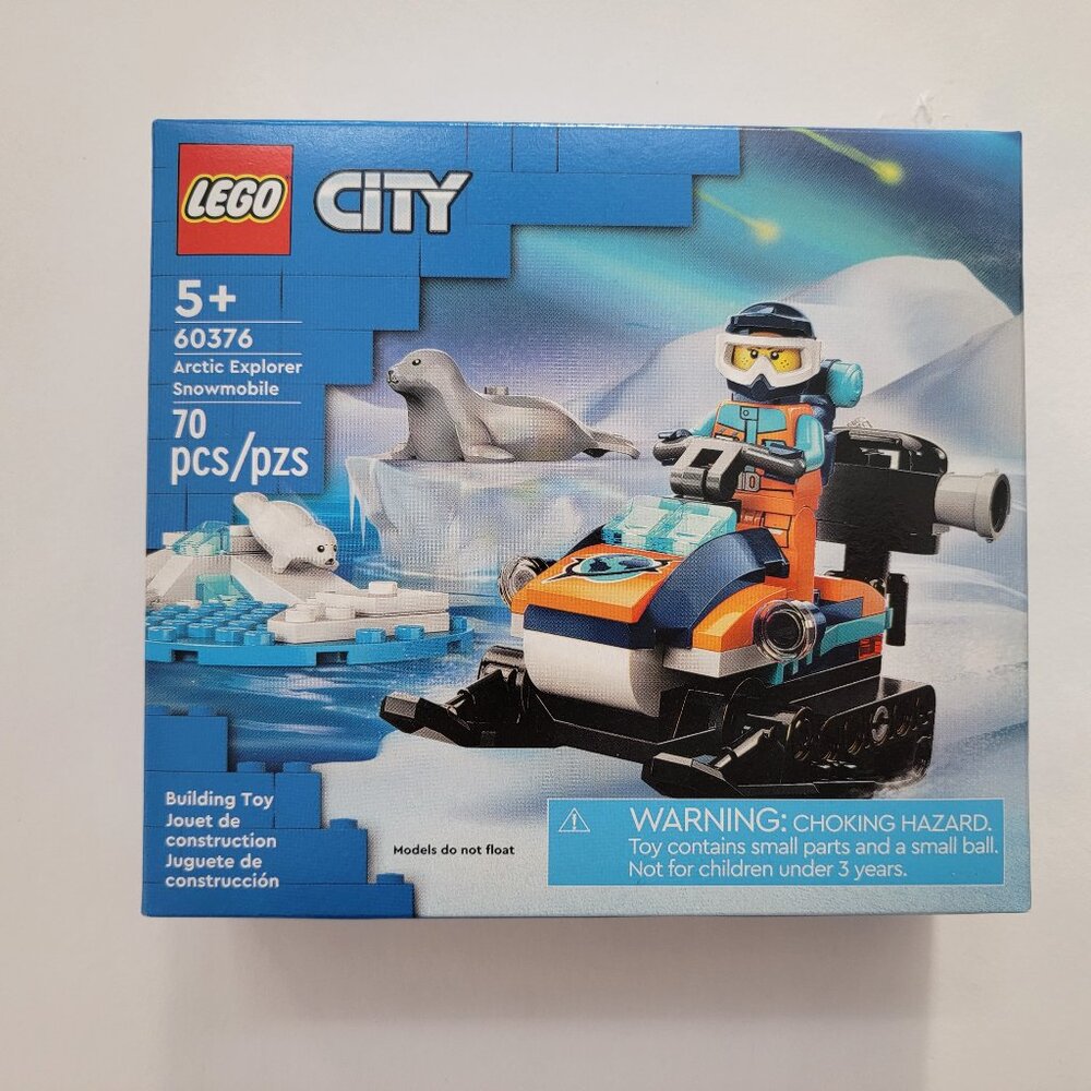 LEGO City Arctic Explorer Snowmobile, retired 60376, new in box